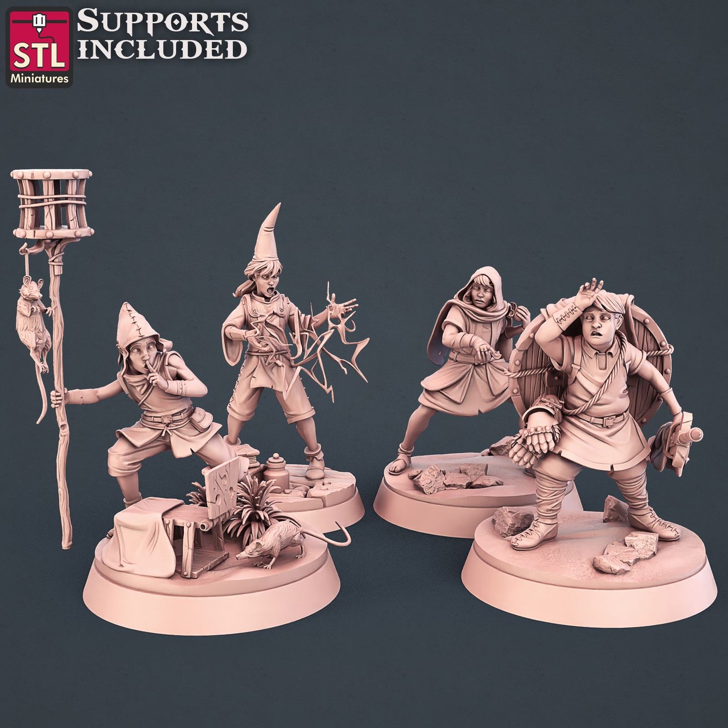 Apprentice Set Printable 3D Model STLMiniatures