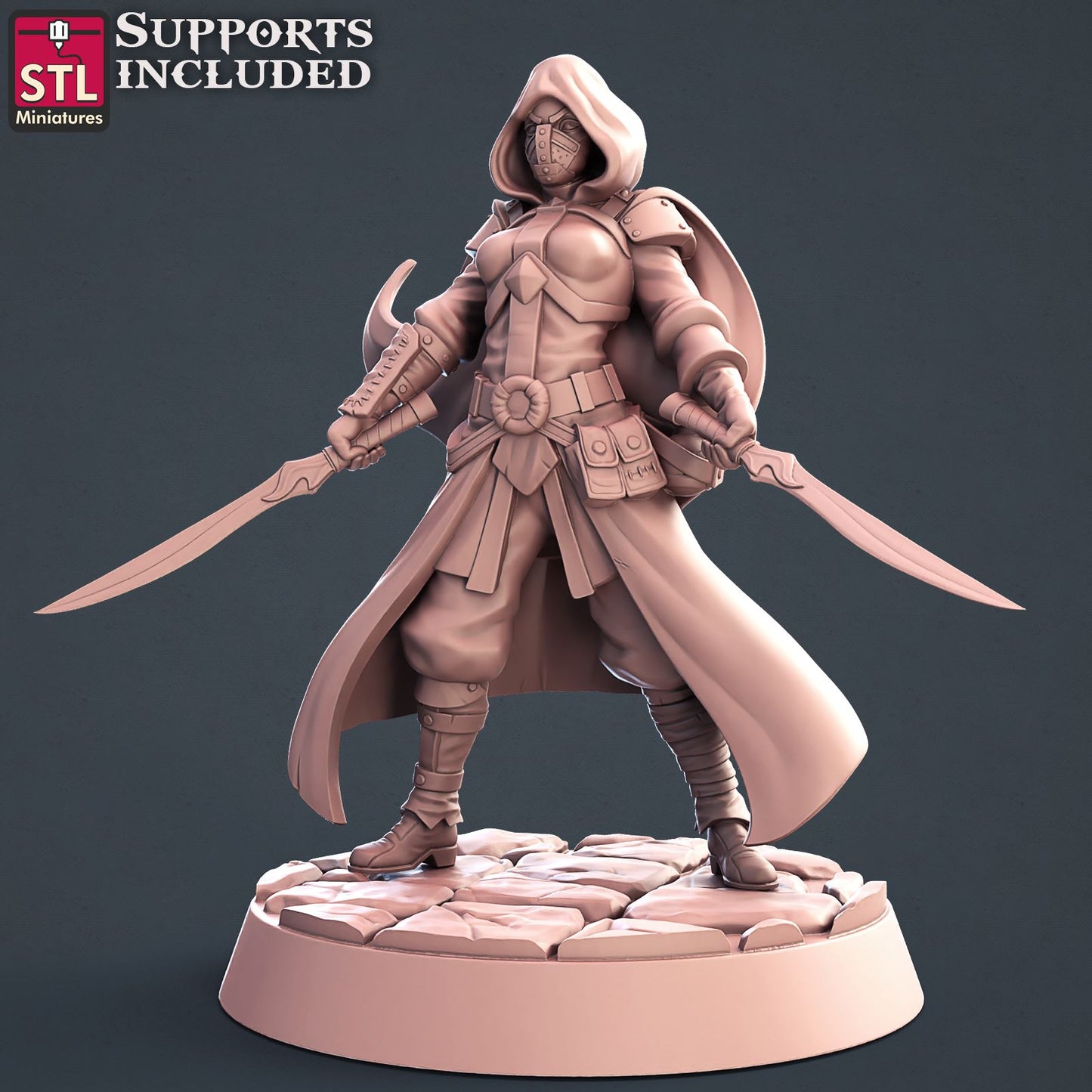 Assassin A Printable 3D Model STLMiniatures