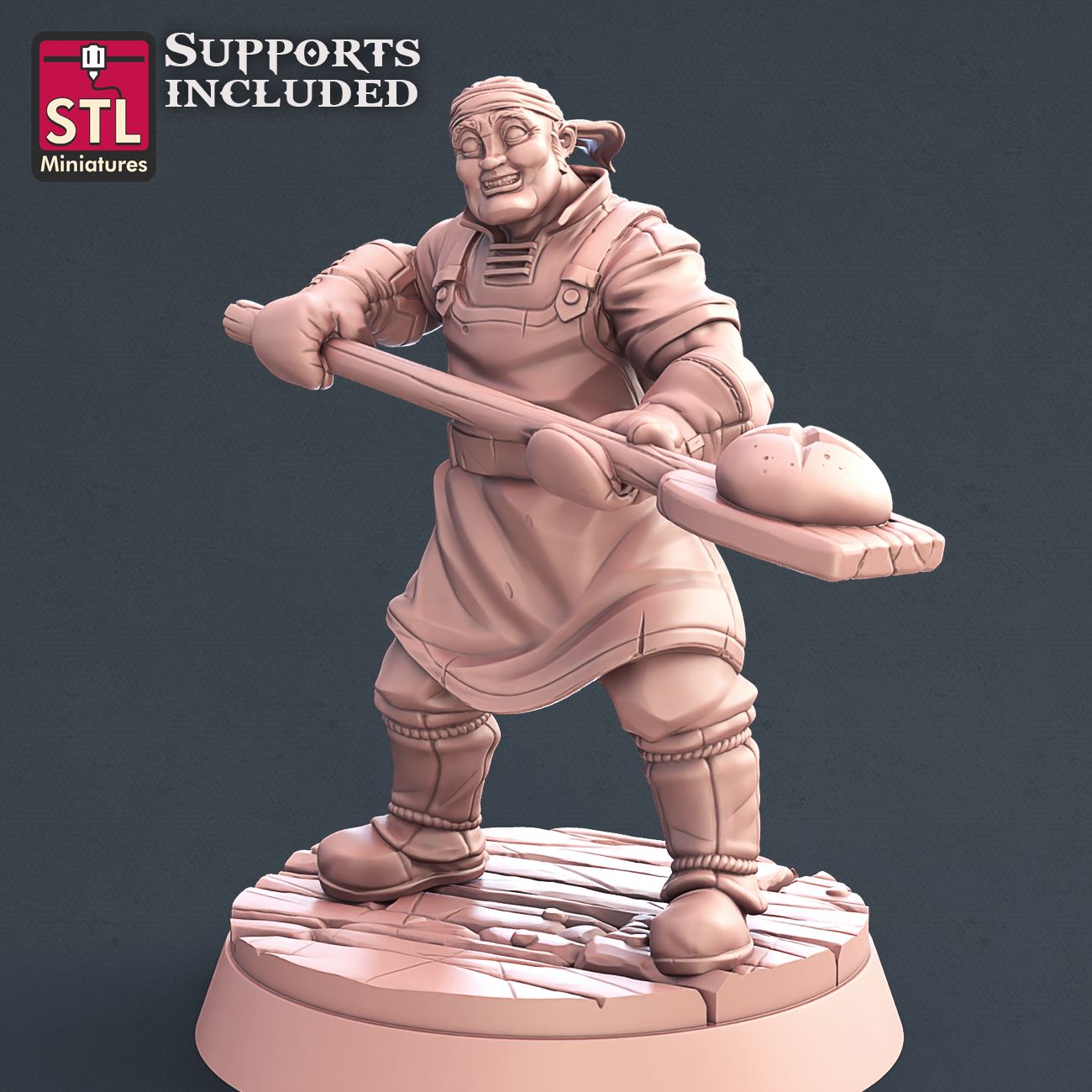 Bakery Set 3D Model - FEB2021 STLMiniatures