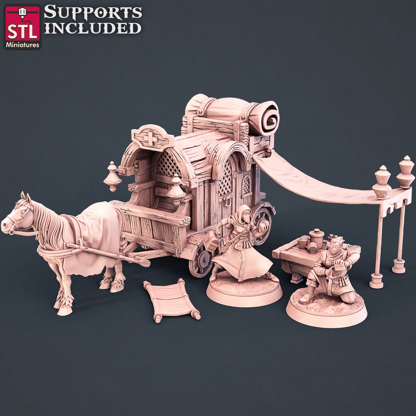 Battlefield Medics Set Scale Models STLMiniatures