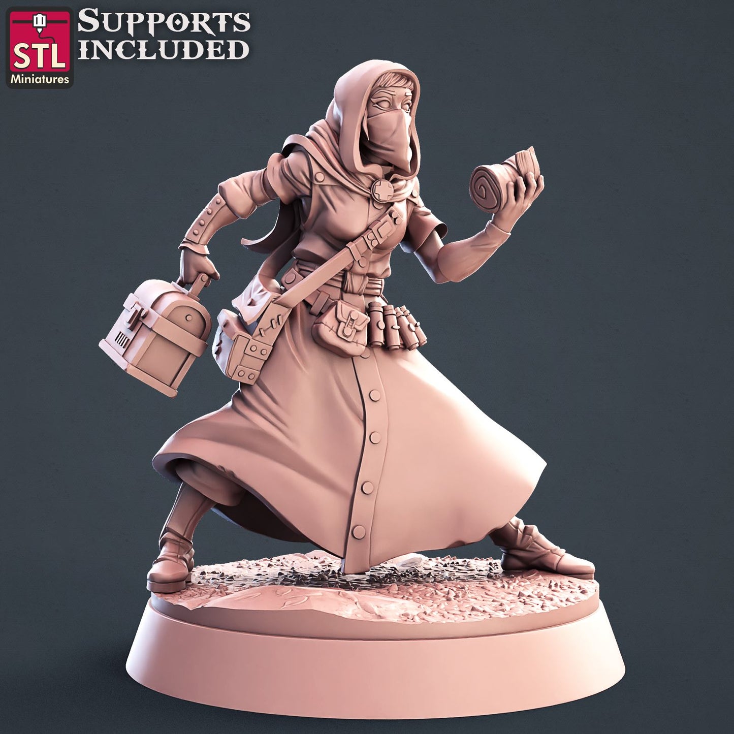 Battlefield Medic Scale Models STLMiniatures