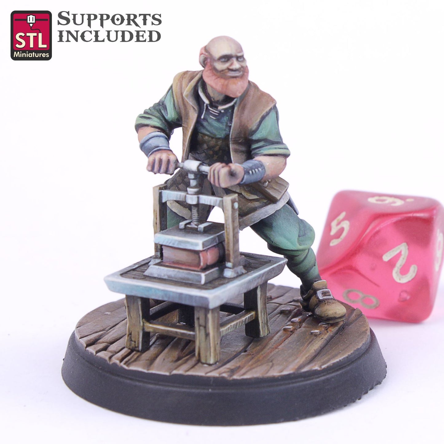 Bookbinder Printable 3D Model STLMiniatures