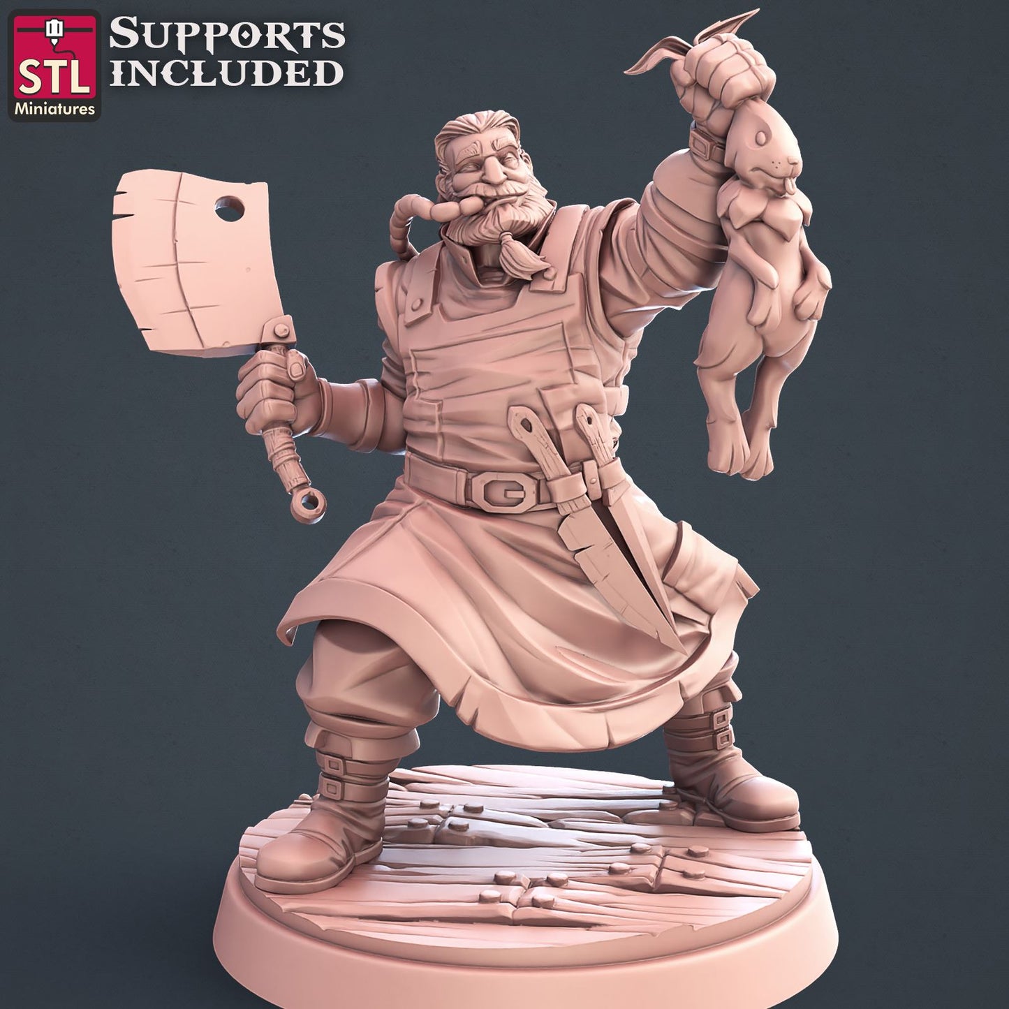 Butcher 3D Model - DIC2020 STLMiniatures