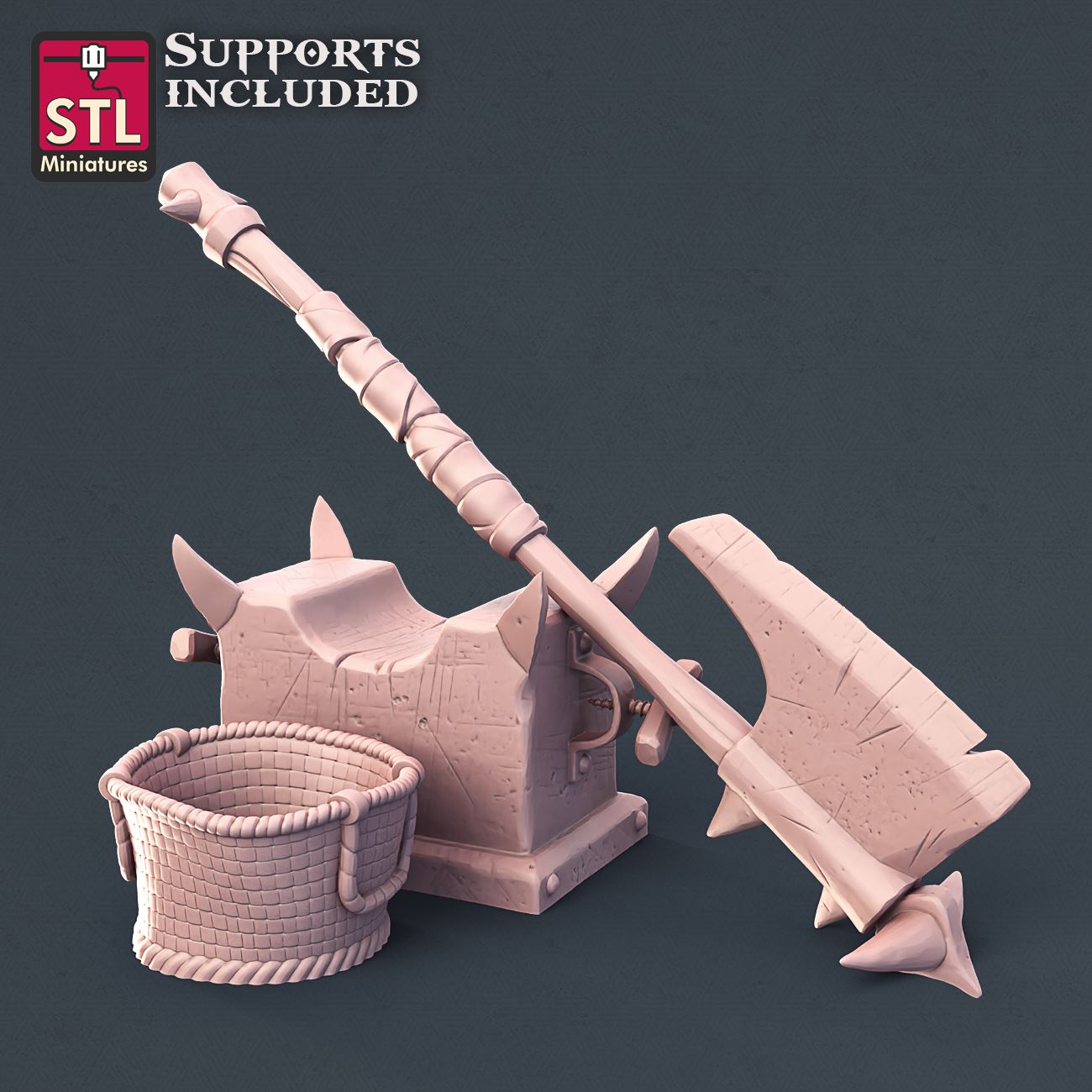 Decapitation Props 3D Model - NOV2020 STLMiniatures