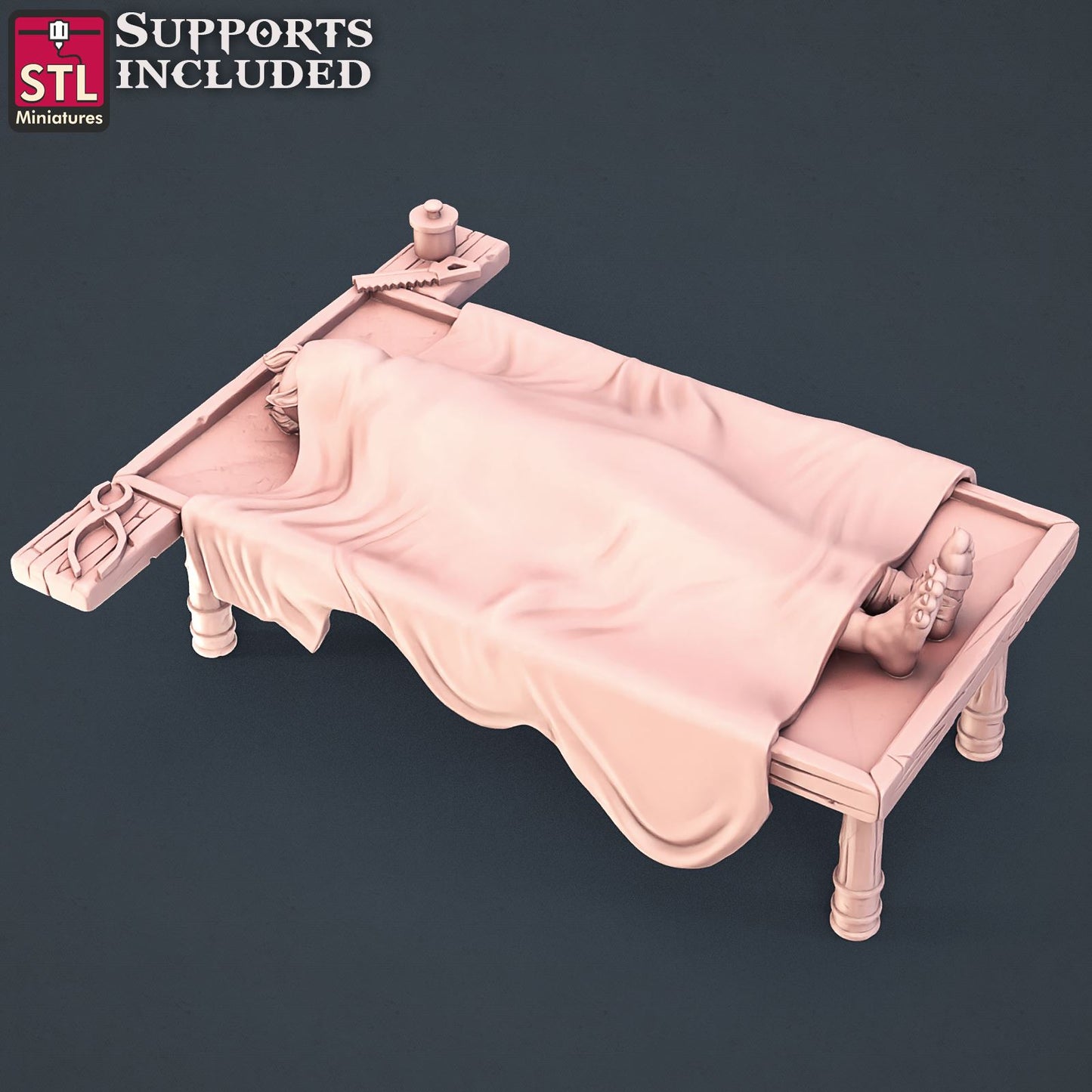 Embalmer Table Printable 3D Model STLMiniatures
