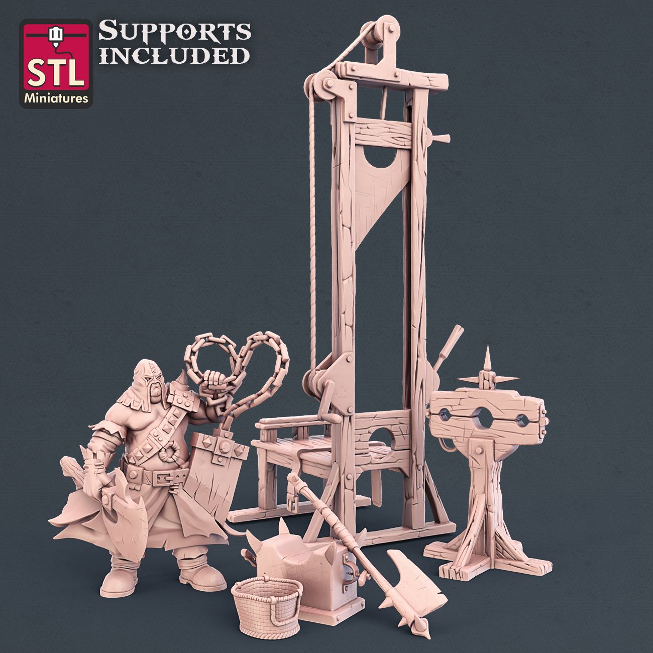 Executioner Set 3D Model - NOV2020 STLMiniatures