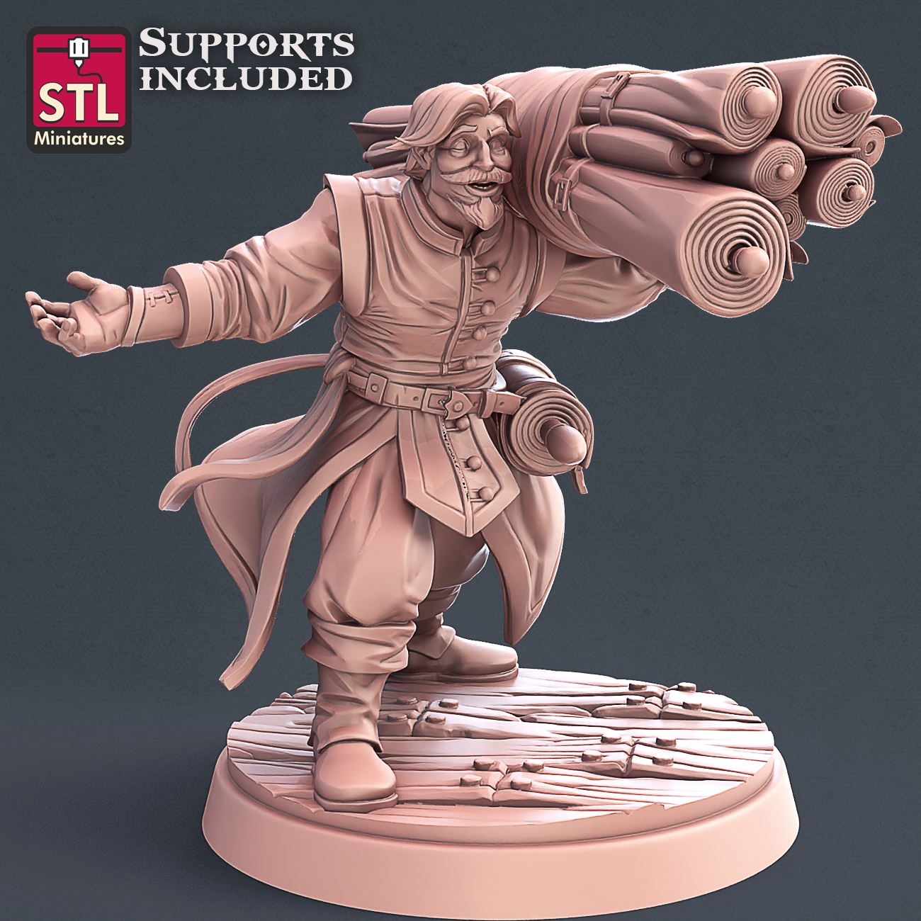 Fabric Seller 3D Model - ENE2021 STLMiniatures