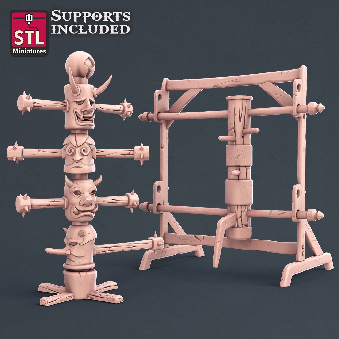 Monk Trainers Printable 3D Model STLMiniatures