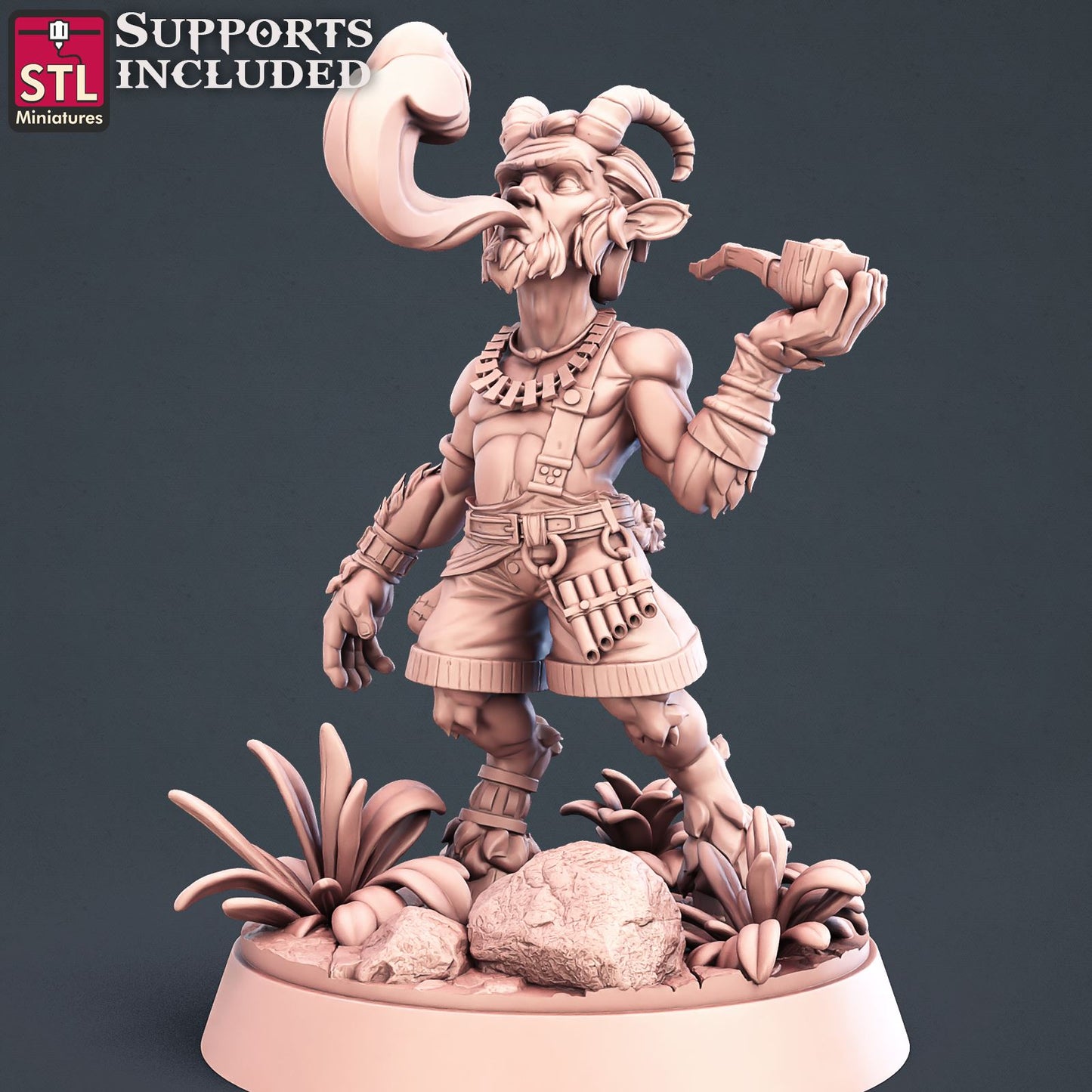 Satyr A Printable 3D Model STLMiniatures