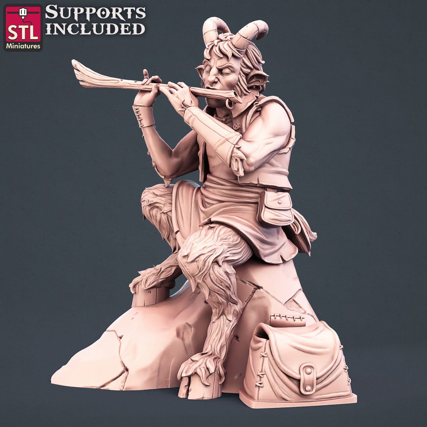 Satyr C Printable 3D Model STLMiniatures