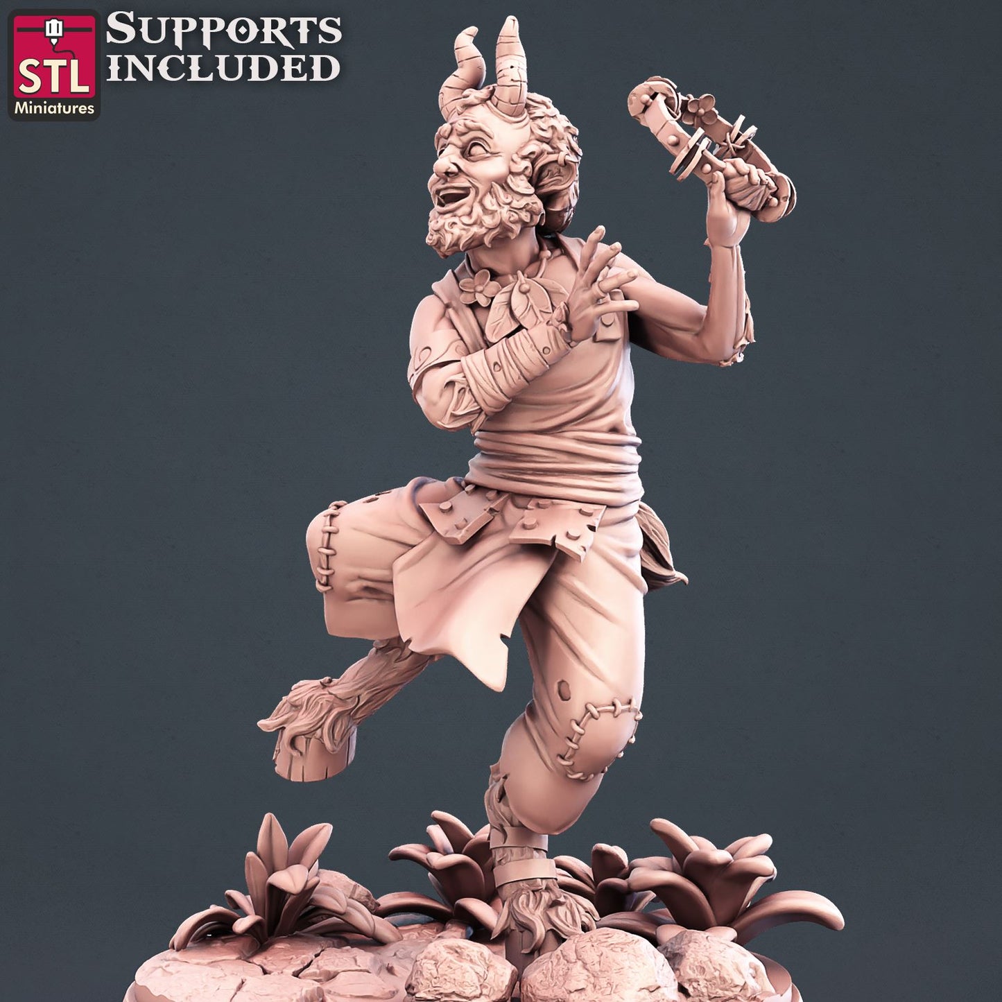 Satyr D Printable 3D Model STLMiniatures