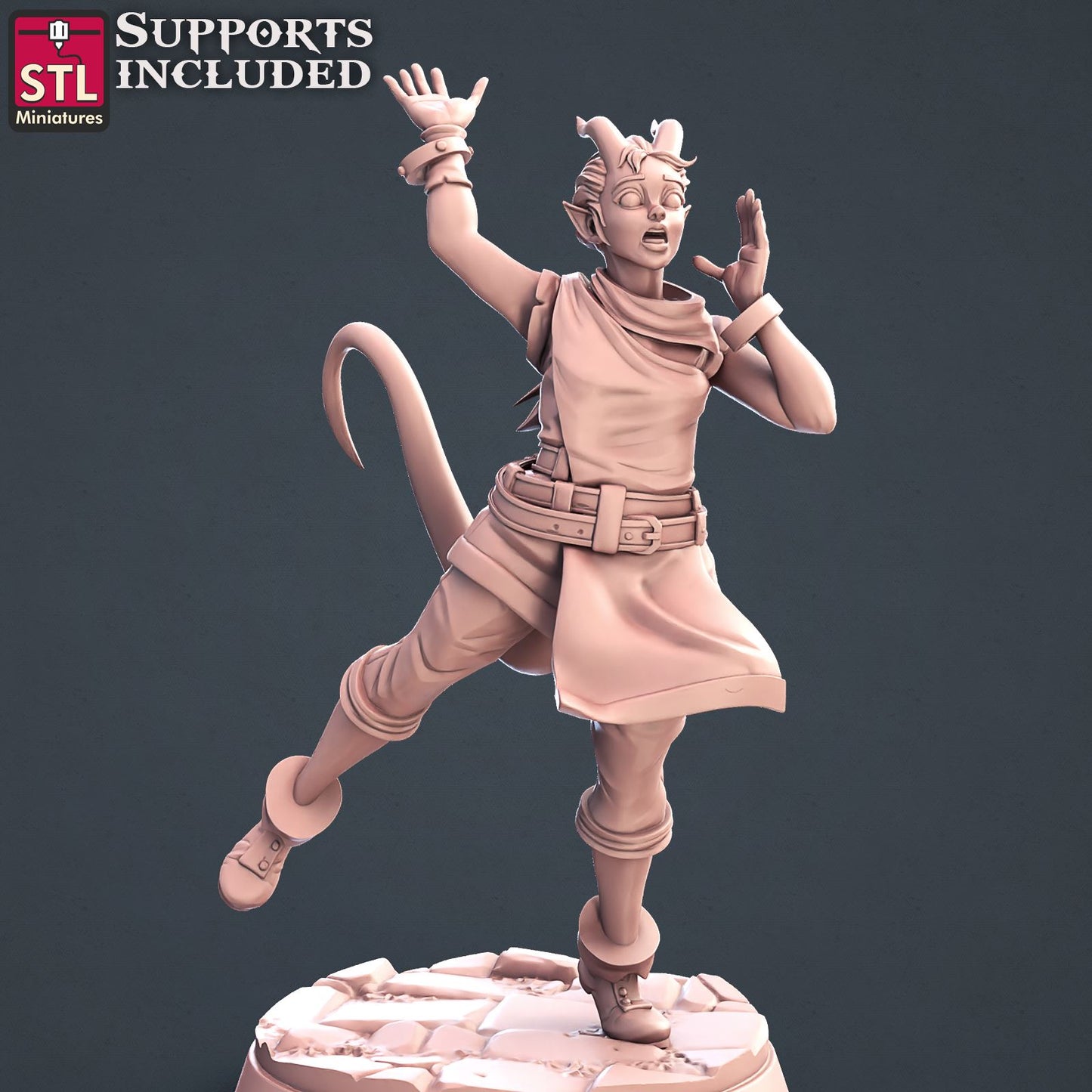 Townsfolk C Scale Models STLMiniatures