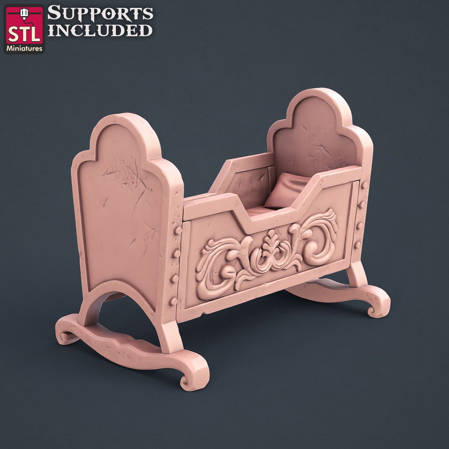 Townsfolks Crib Scale Models STLMiniatures