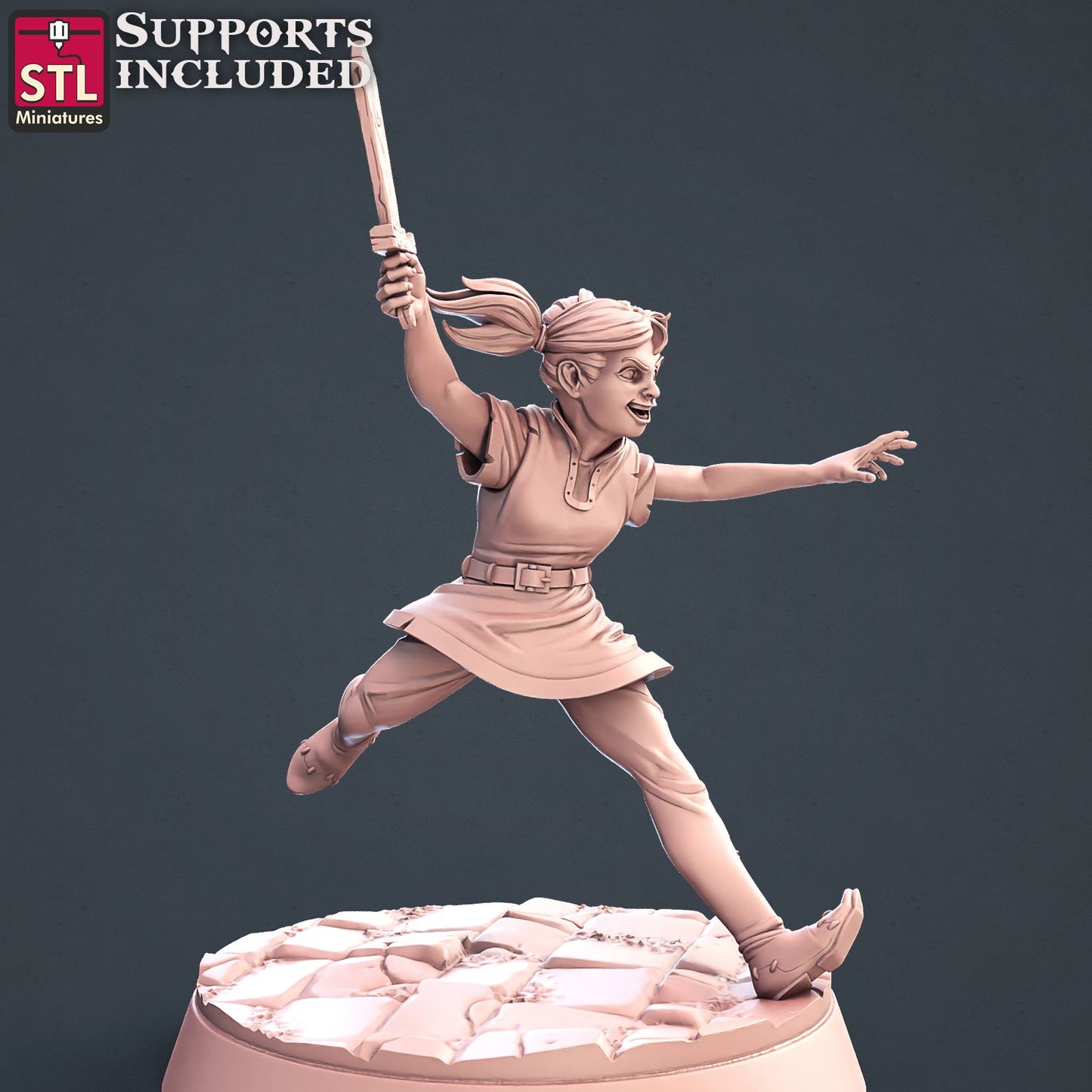 Townsfolk D Scale Models STLMiniatures