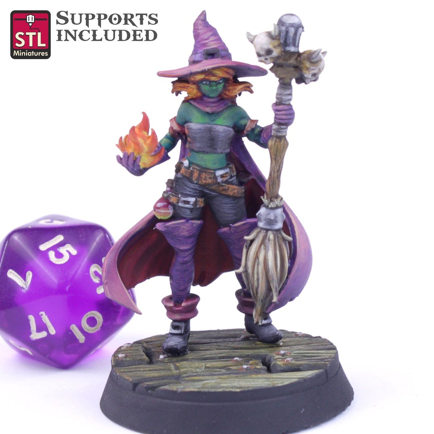 Witch 3D Model - NOV2020 STLMiniatures