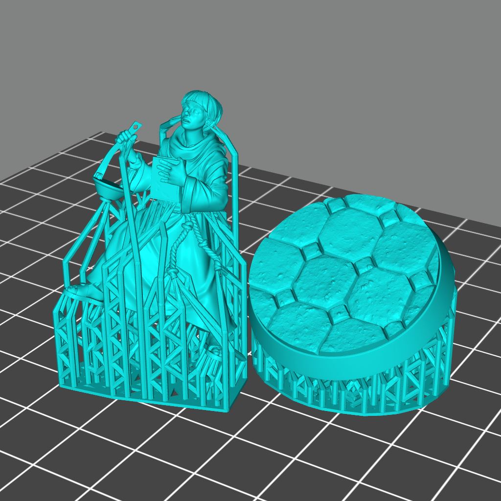 Abbey Monks Set Scale Models STLMiniatures