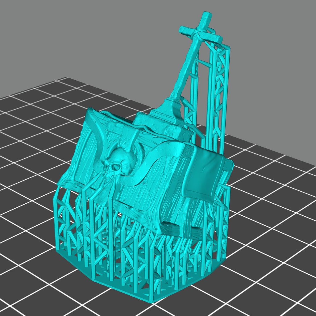 Abbey Monk Altar Scale Models STLMiniatures