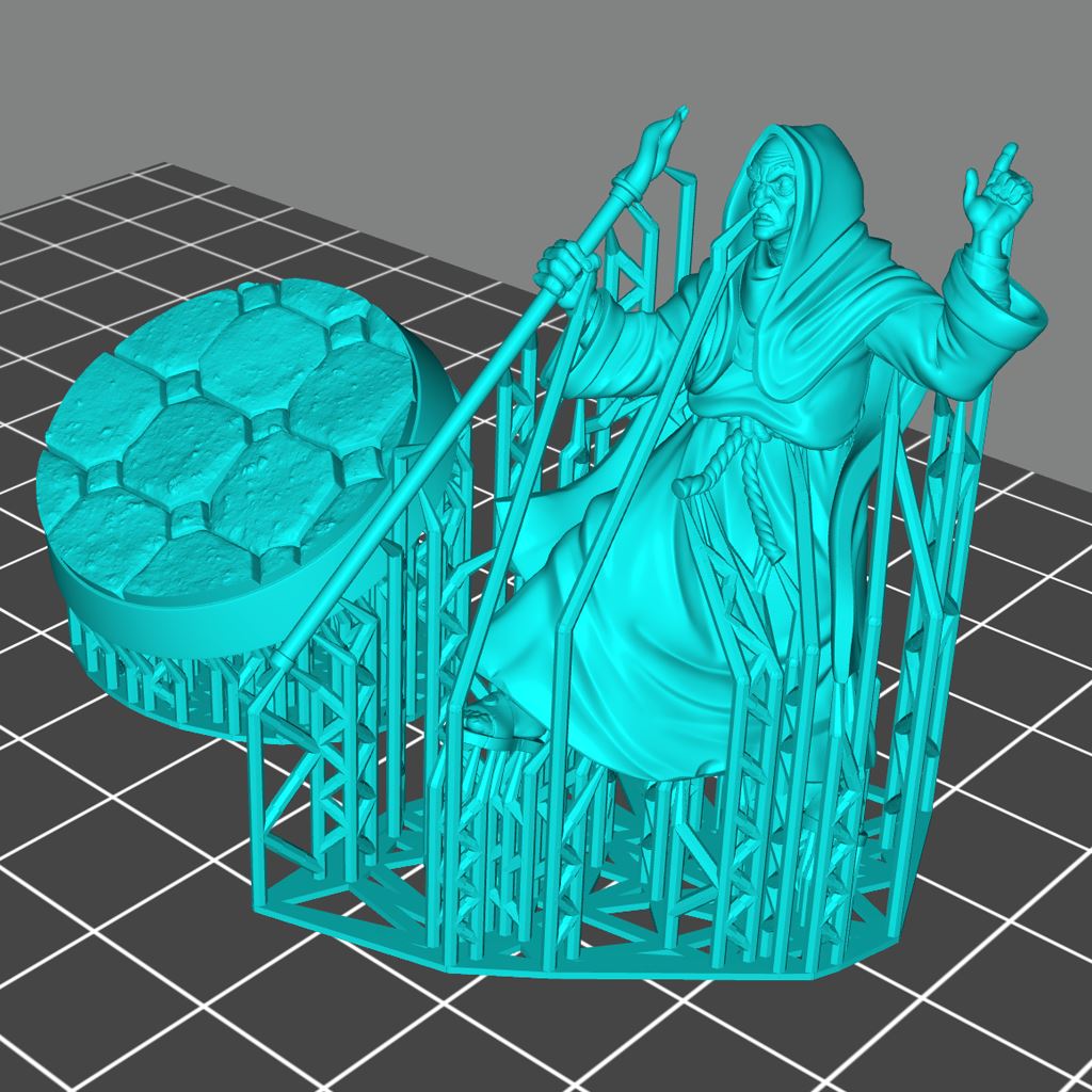 Abbey Monks Set Scale Models STLMiniatures