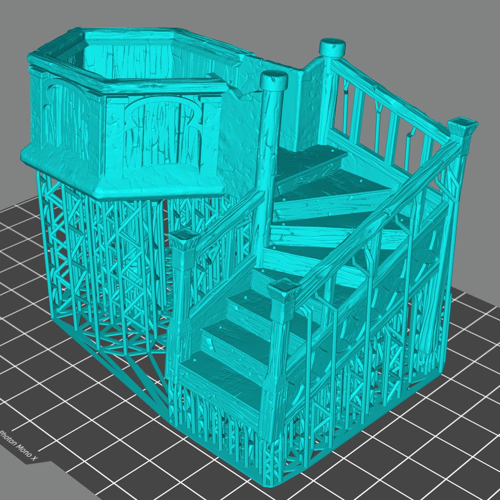Abbey Monk Pulpit Scale Models STLMiniatures
