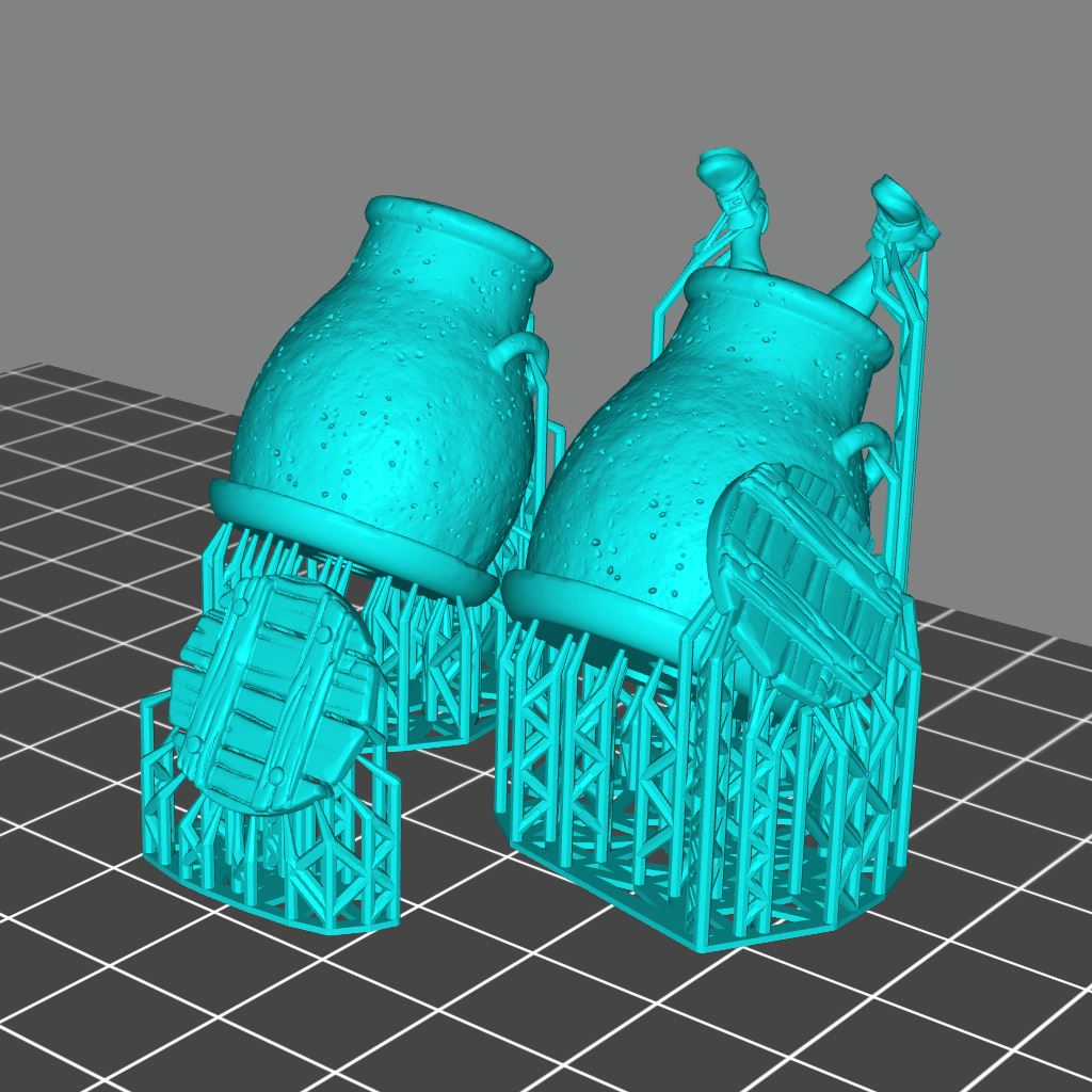 Abbey Monk Vessels Scale Models STLMiniatures