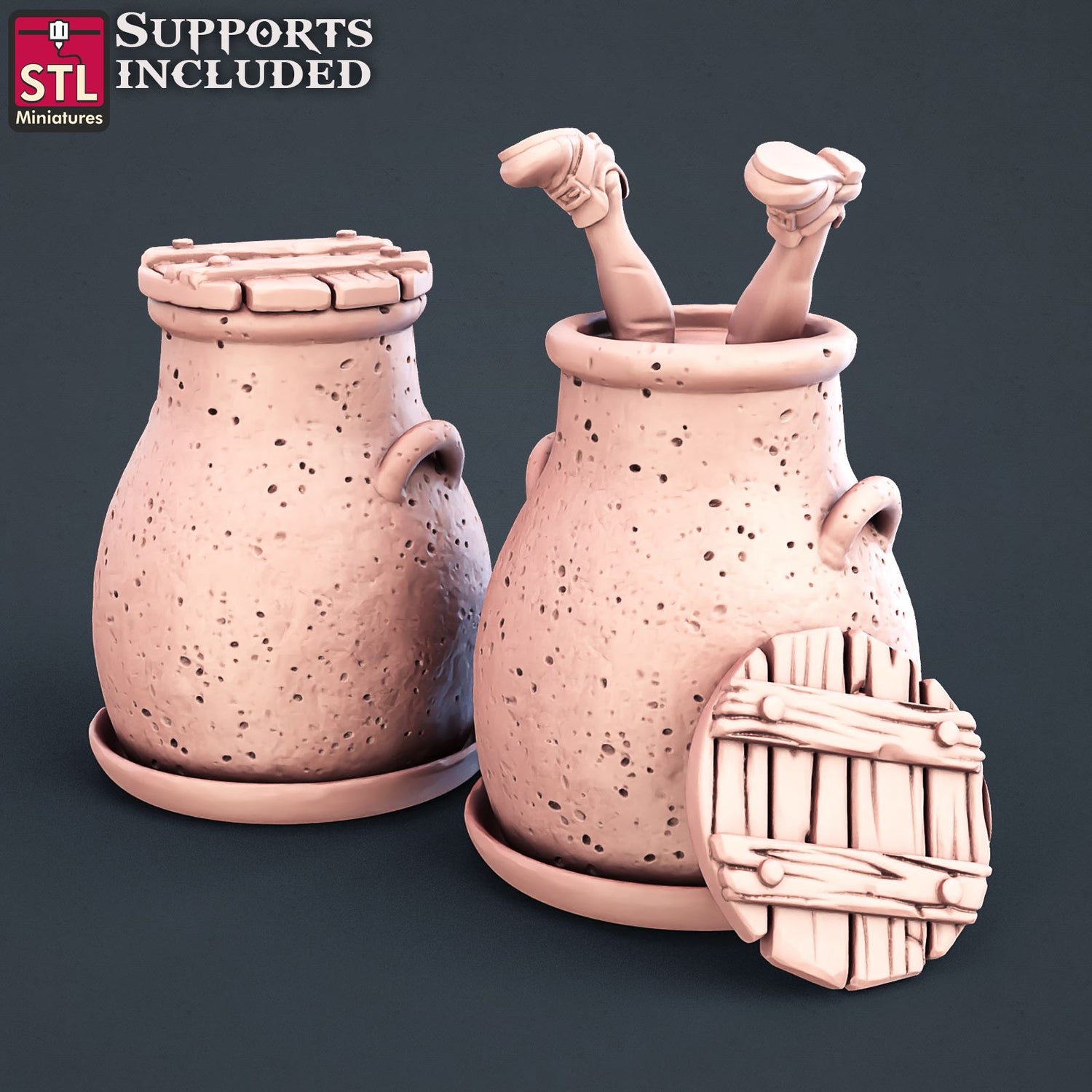 Abbey Monk Vessels Scale Models STLMiniatures