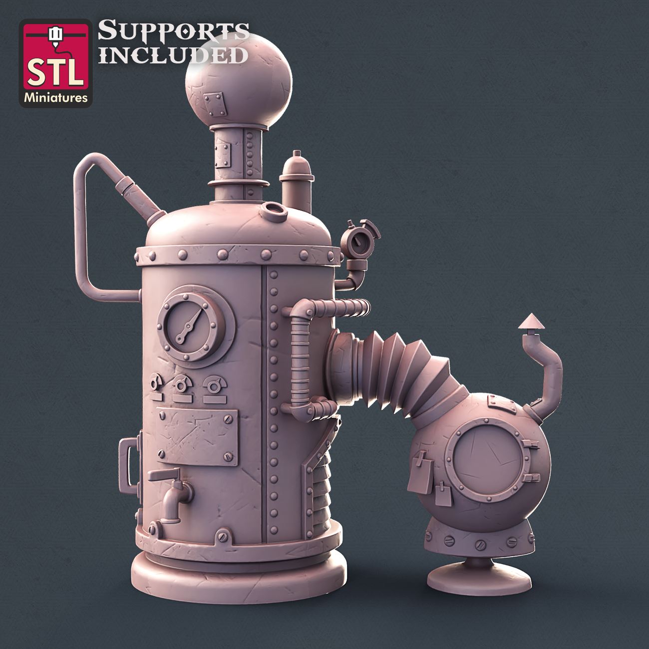 Alchemist Set 3D Model - FEB2021 STLMiniatures