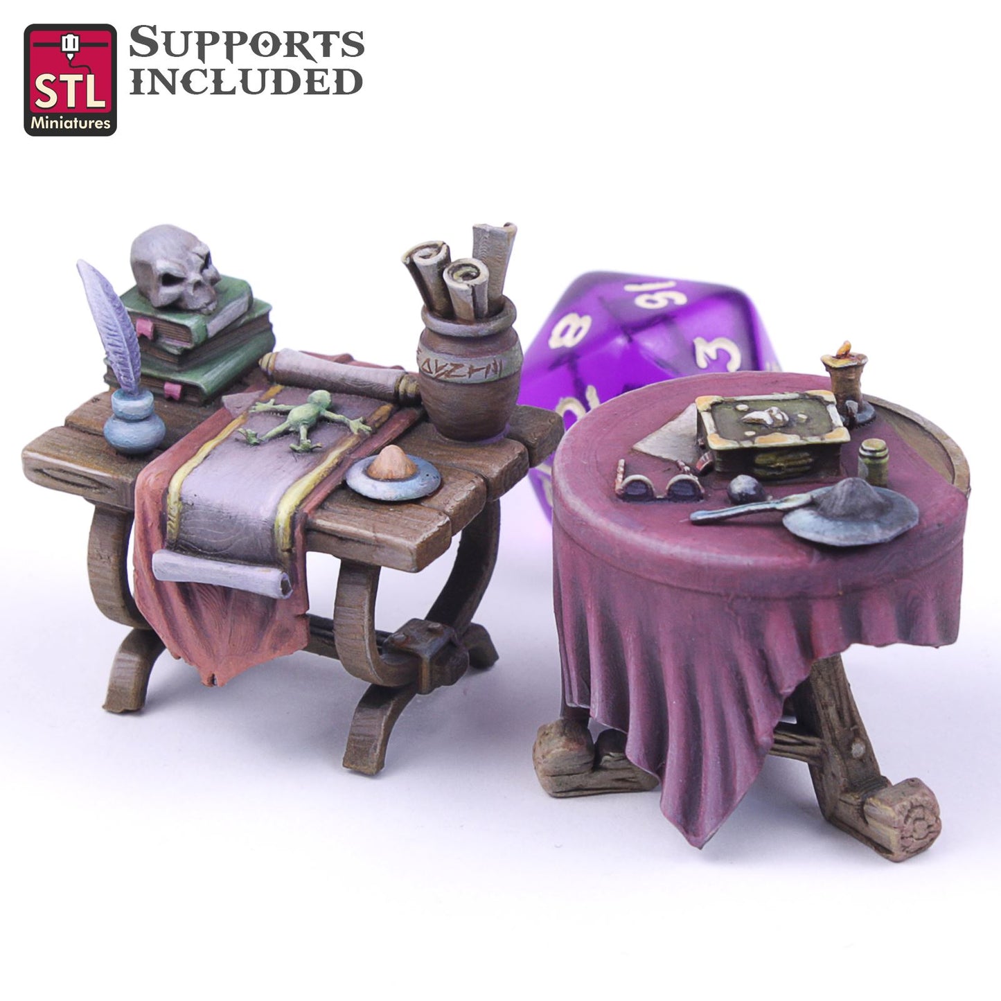 Alchemist Set 3D Model - FEB2021 STLMiniatures