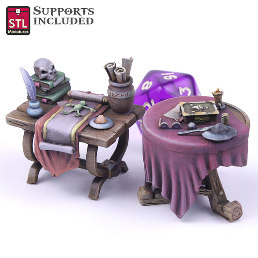 Alchemist Tables 3D Model - FEB2021 STLMiniatures