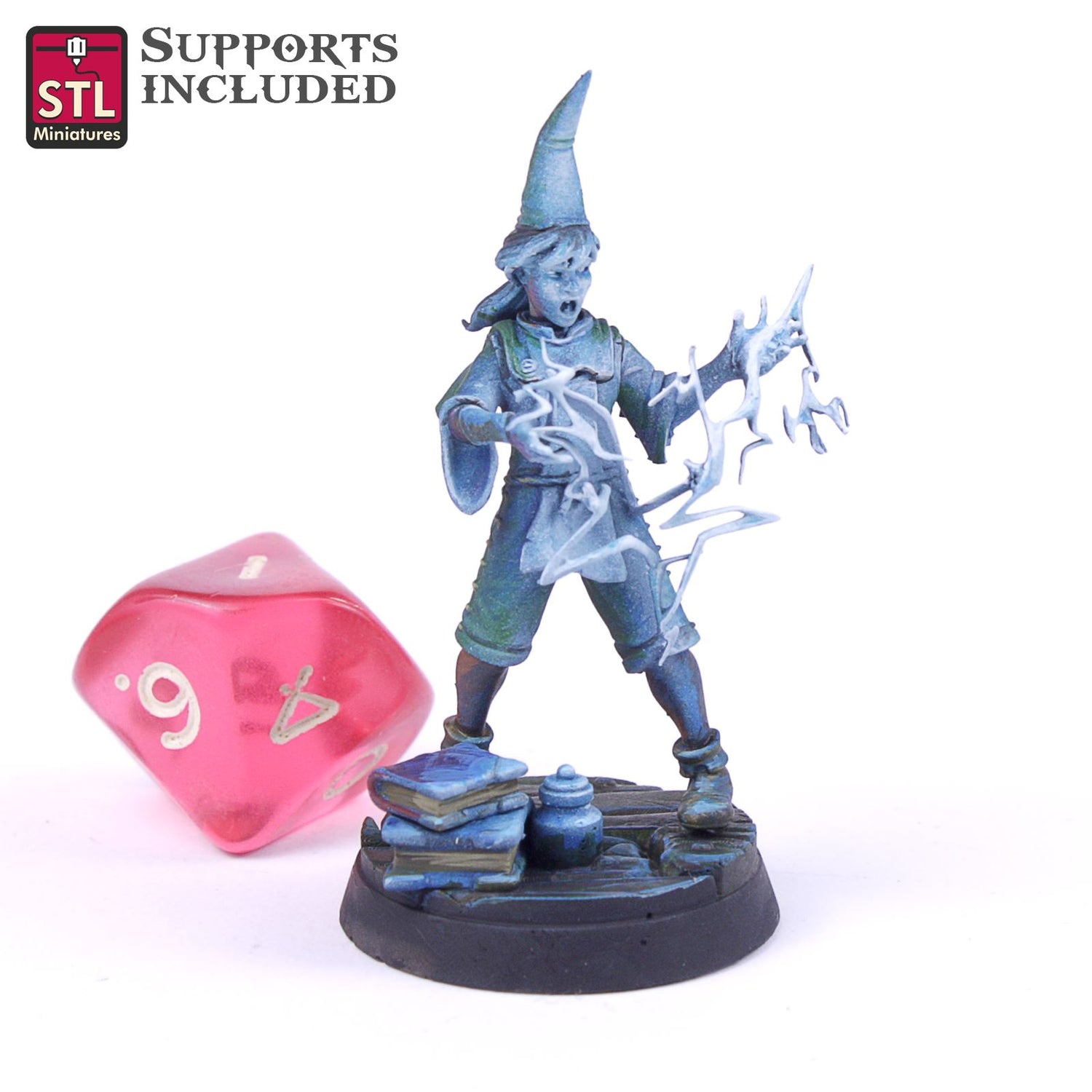 Apprentice Mage Printable 3D Model STLMiniatures