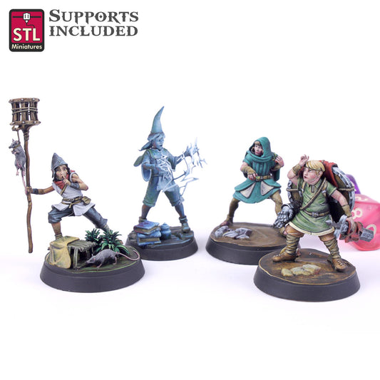 Apprentice Set Printable 3D Model STLMiniatures