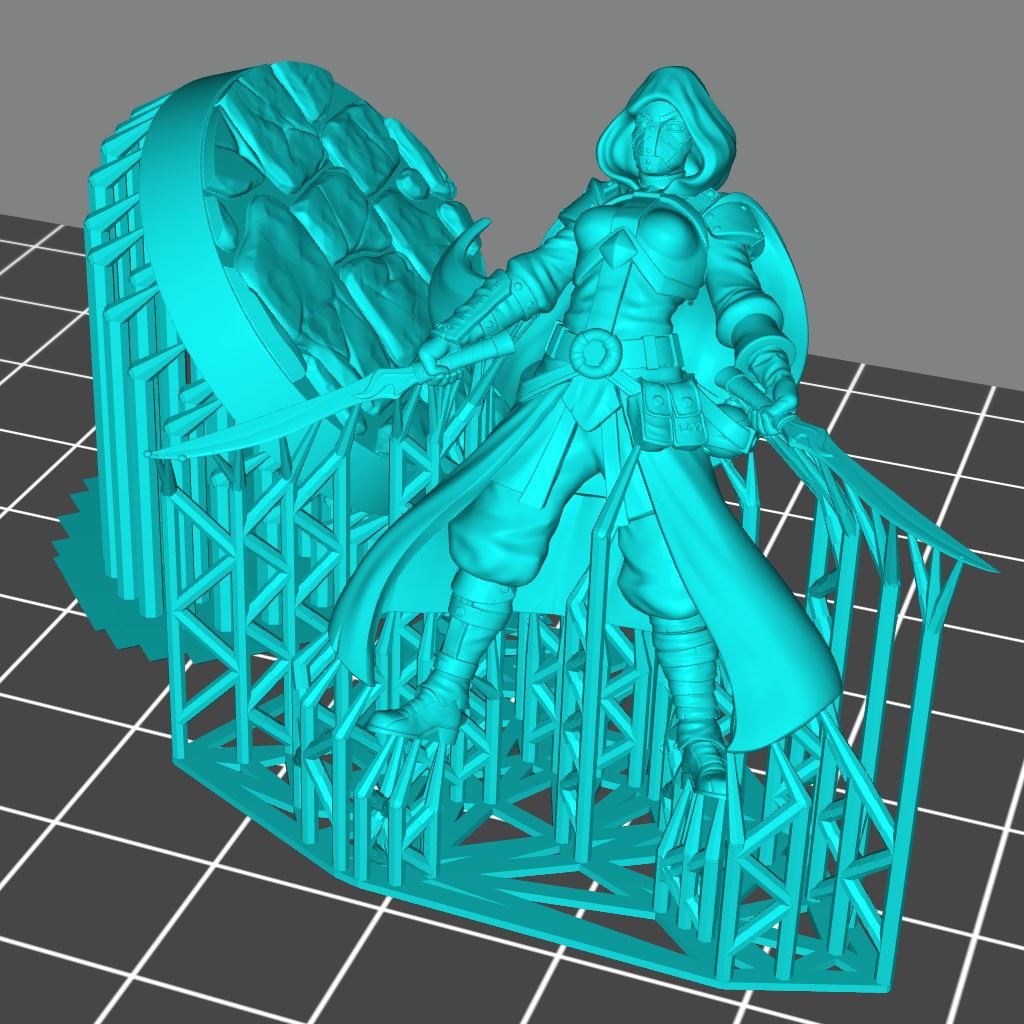 Assassin A Printable 3D Model STLMiniatures