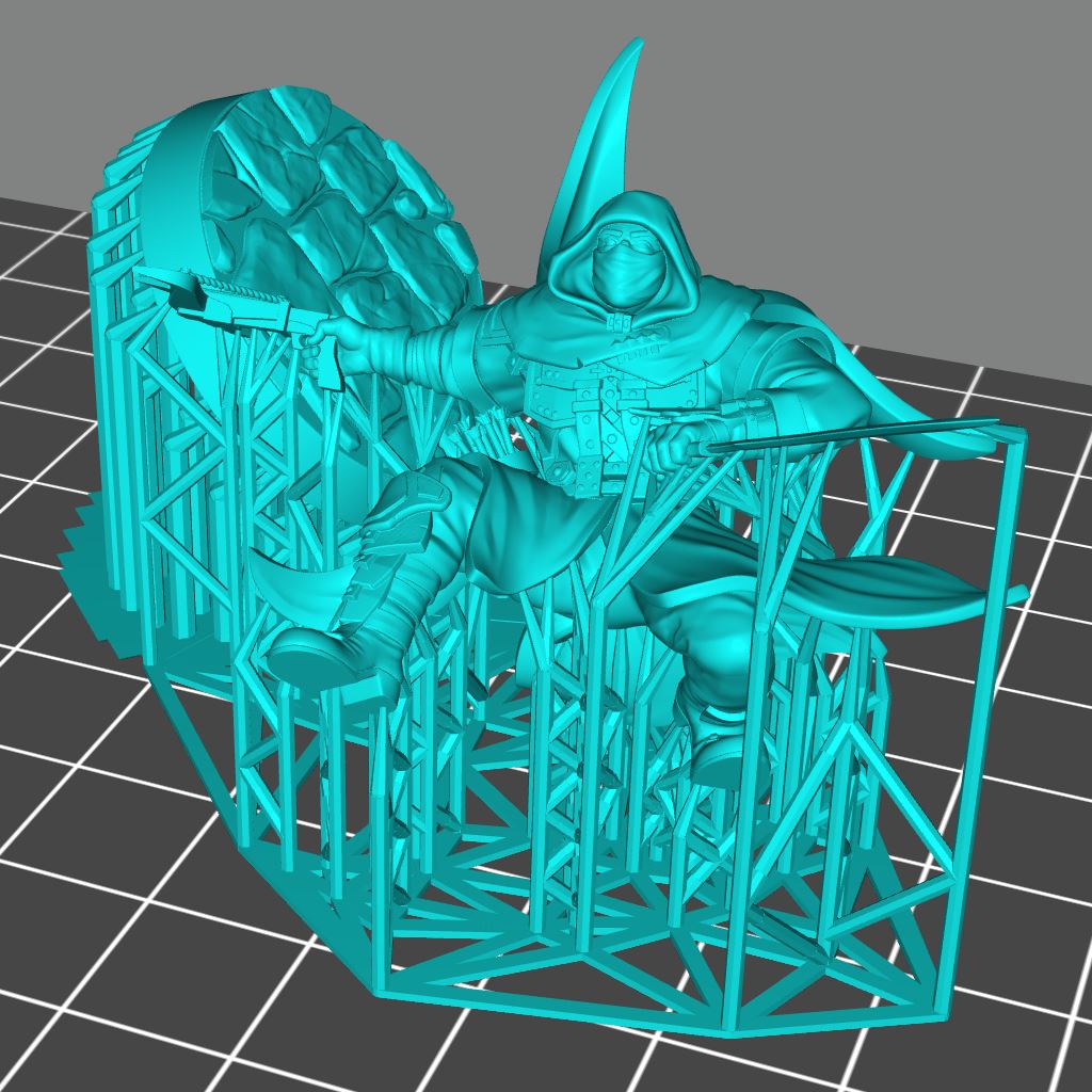 Assassin B Printable 3D Model STLMiniatures