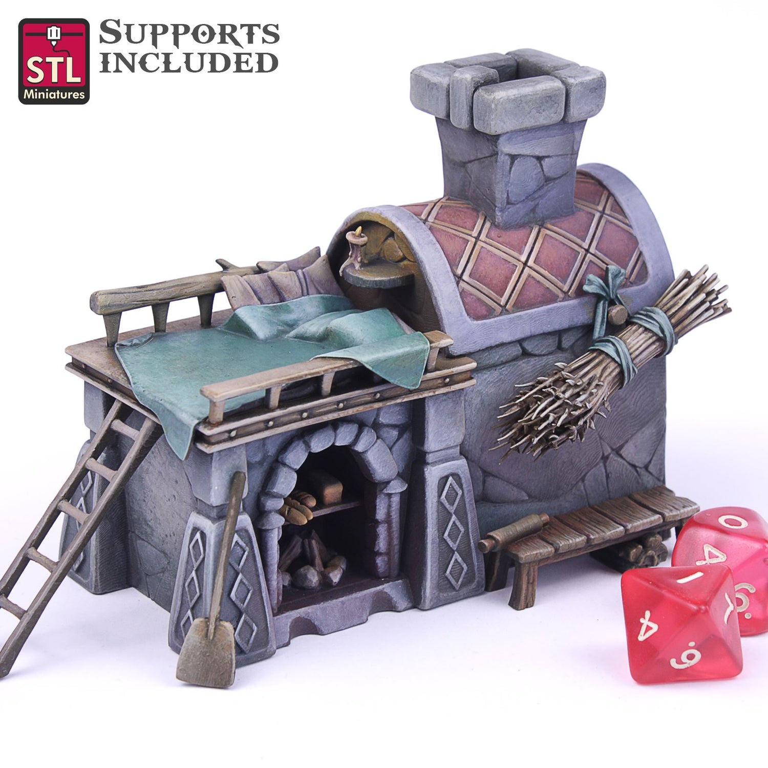 Bakery Set 3D Model - FEB2021 STLMiniatures