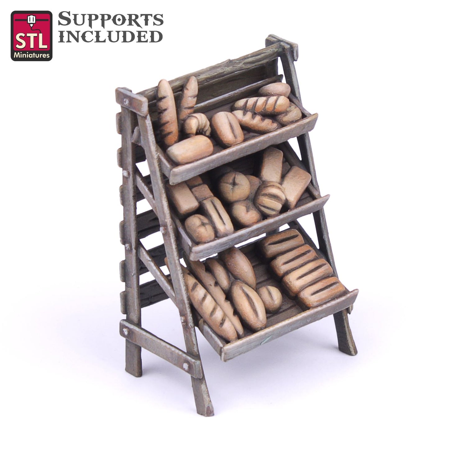 Bakery Set 3D Model - FEB2021 STLMiniatures