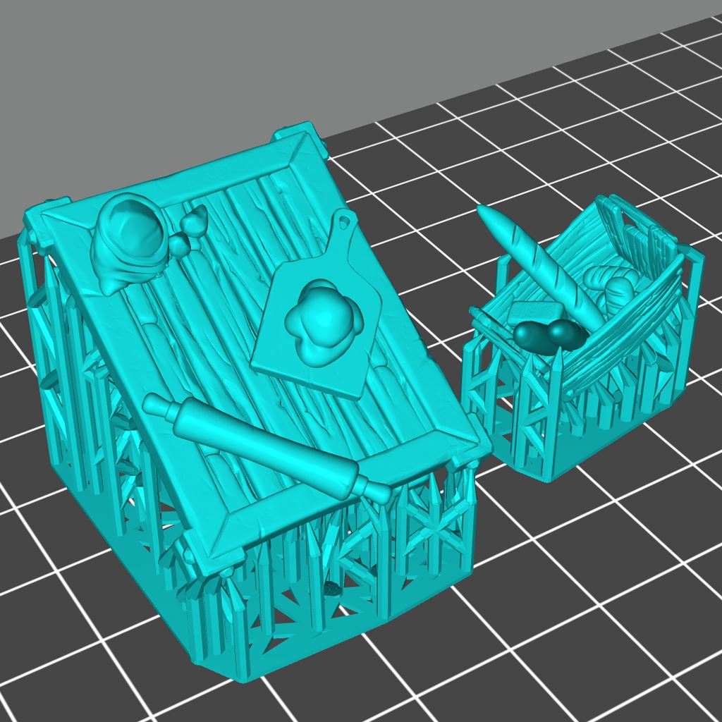 Bakery Set 3D Model - FEB2021 STLMiniatures