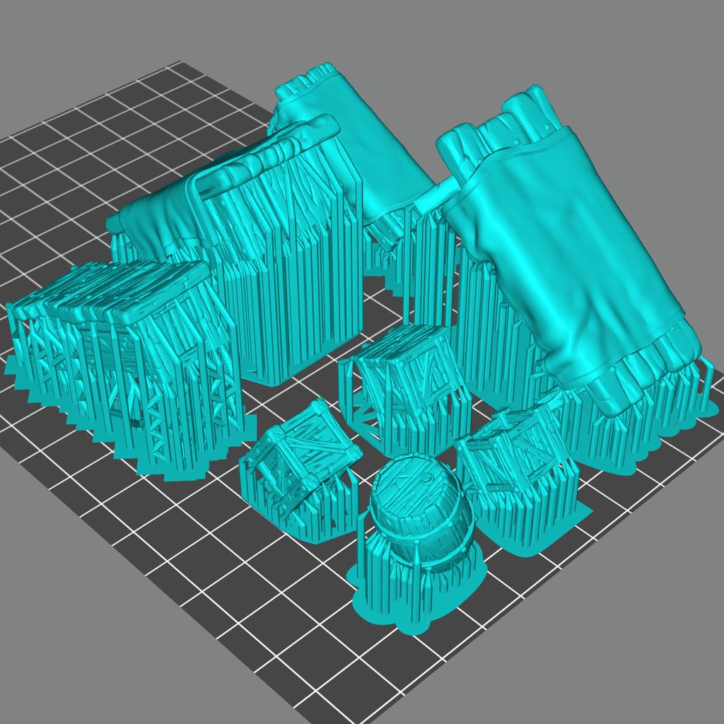 Blackmisth Clutter Props 3D Model - DIC2020 STLMiniatures