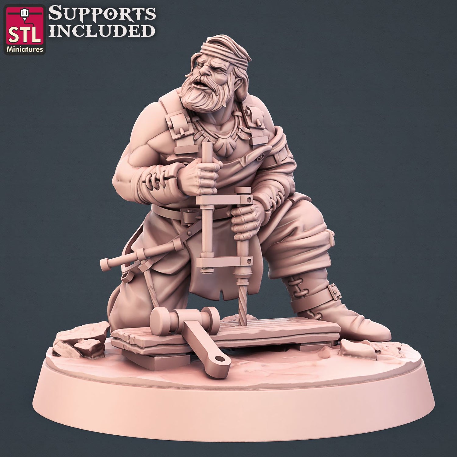 Boat Builders Set Printable 3D Model STLMiniatures