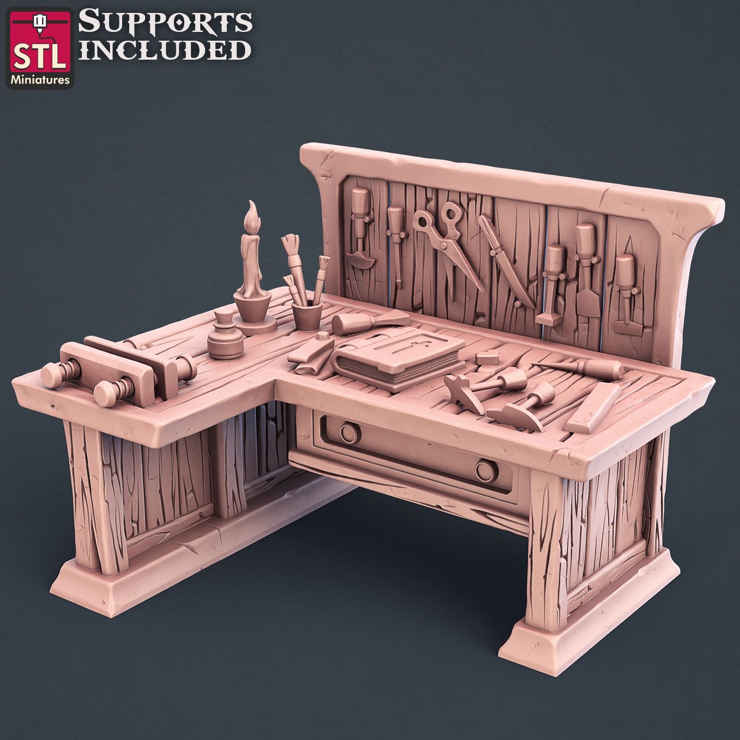 Bookbinder Set Printable 3D Model STLMiniatures