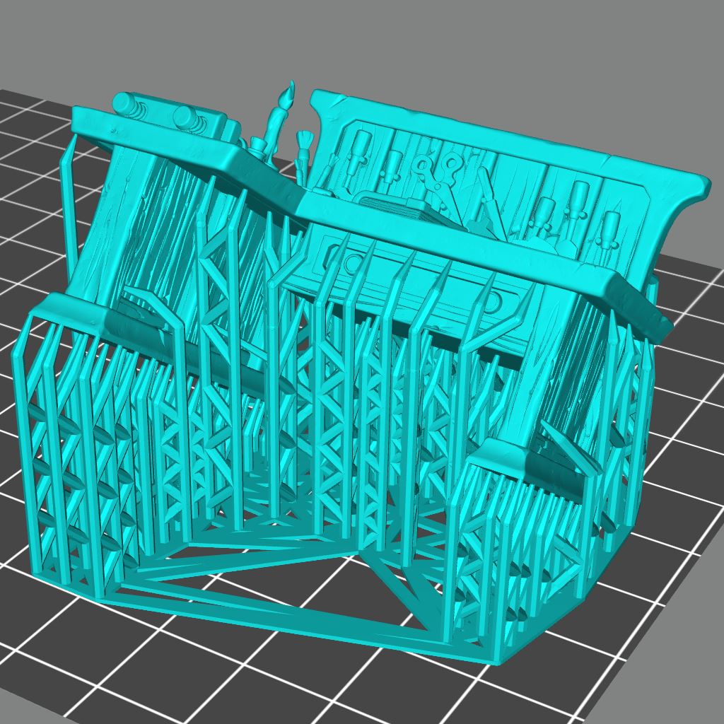 Bookbinder Desk Printable 3D Model STLMiniatures