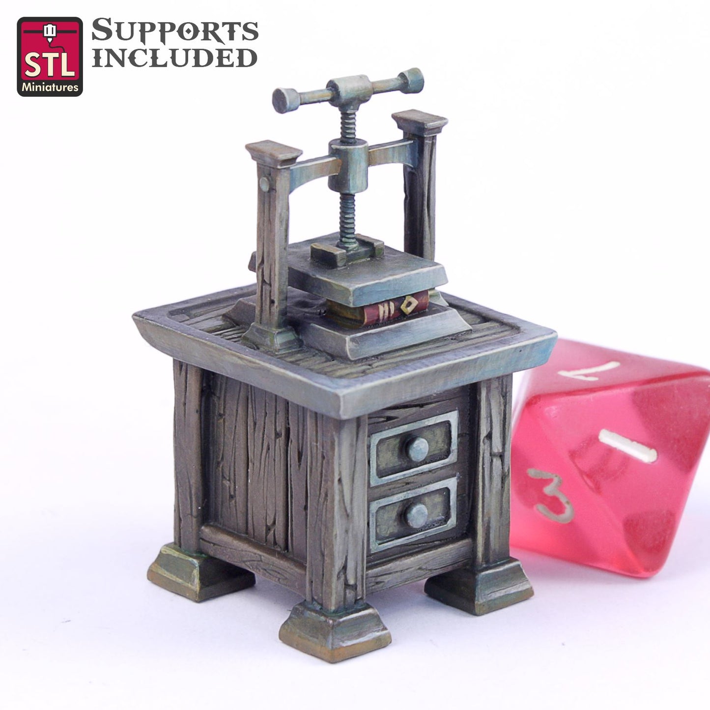 Bookbinder Press A Printable 3D Model STLMiniatures