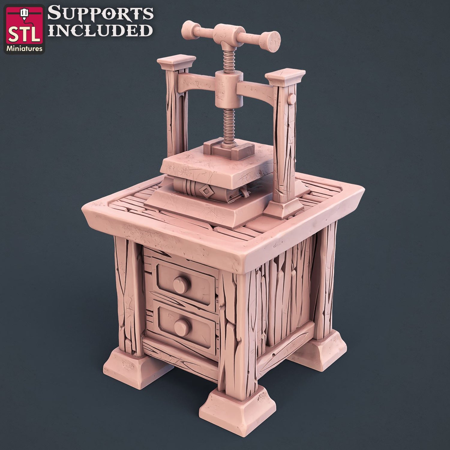 Bookbinder Set Printable 3D Model STLMiniatures