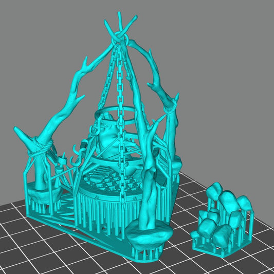 Butcher Smokehouse 3D Model - DIC2020 STLMiniatures