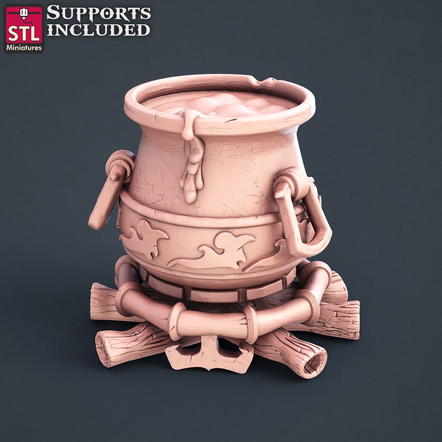 Candle Maker Cauldron Scale Models STLMiniatures