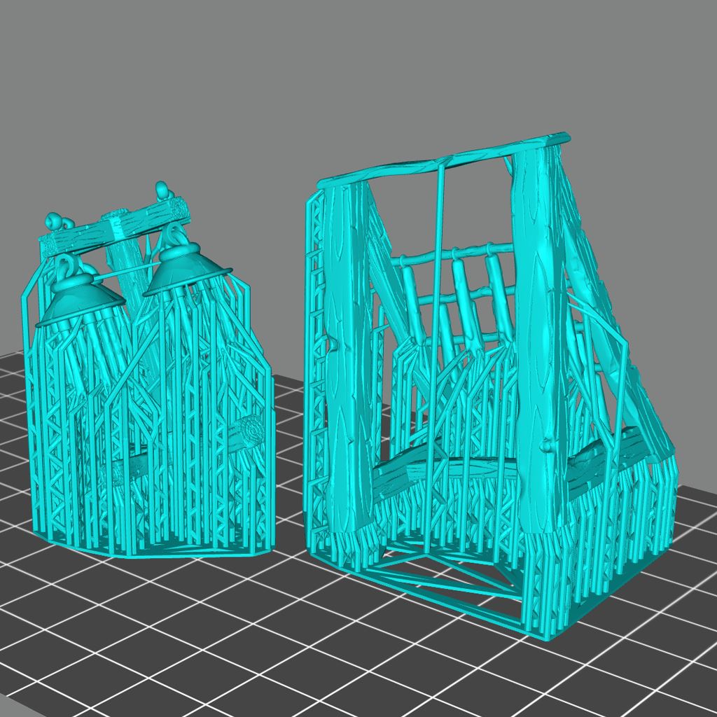 Candle Maker Racks Scale Models STLMiniatures
