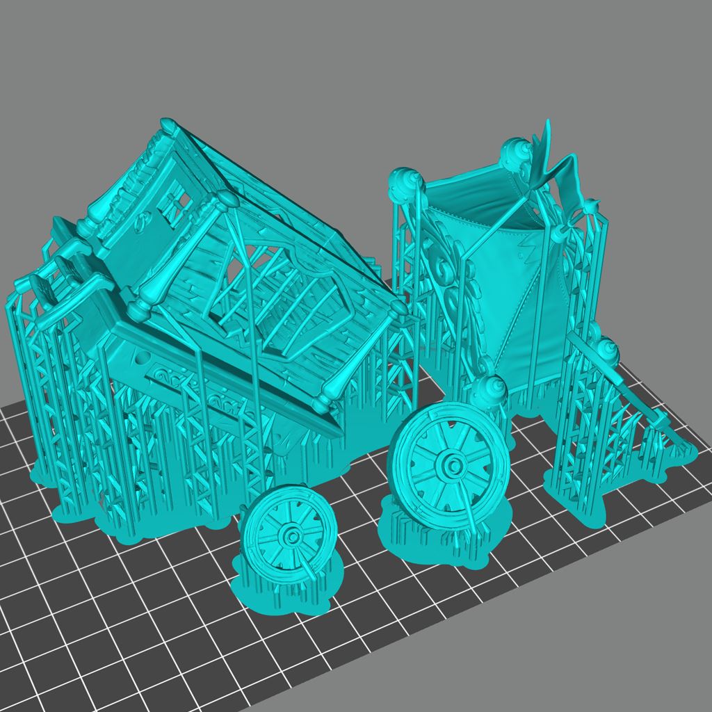 Carnival Cart 3D Model - NOV2020 STLMiniatures