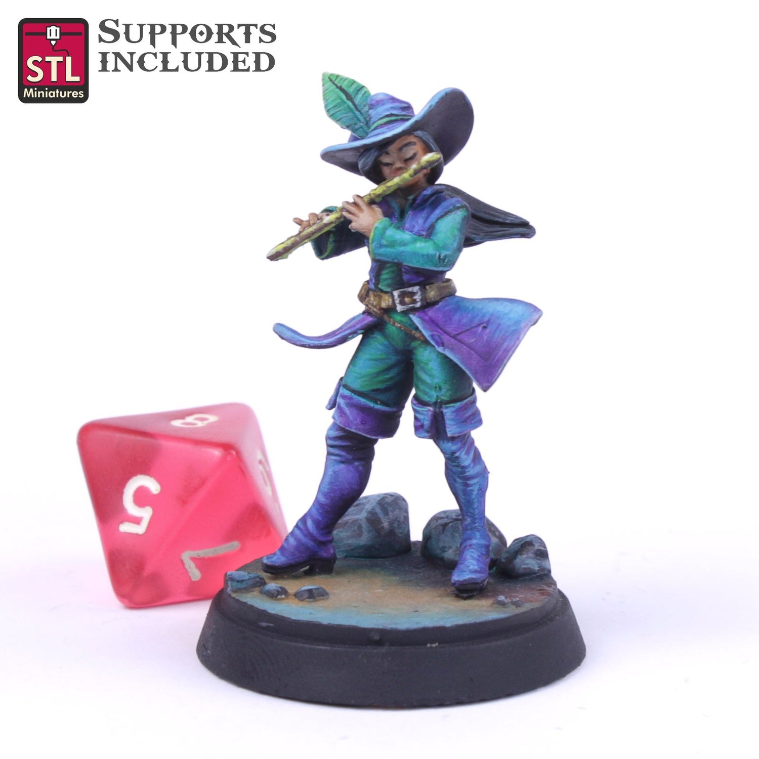 Carnival Flautist 3D Model - NOV2020 STLMiniatures