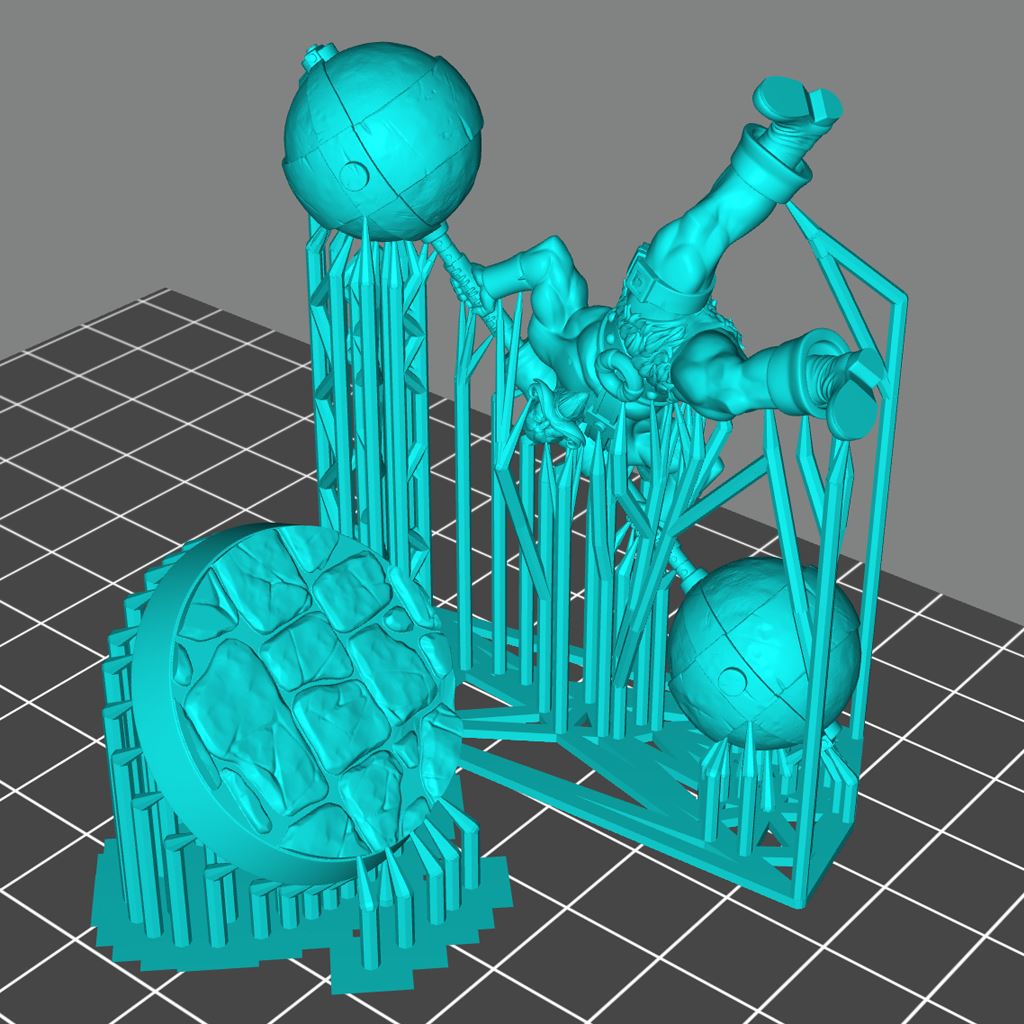 Carnival StrongMan 3D Model - NOV2020 STLMiniatures