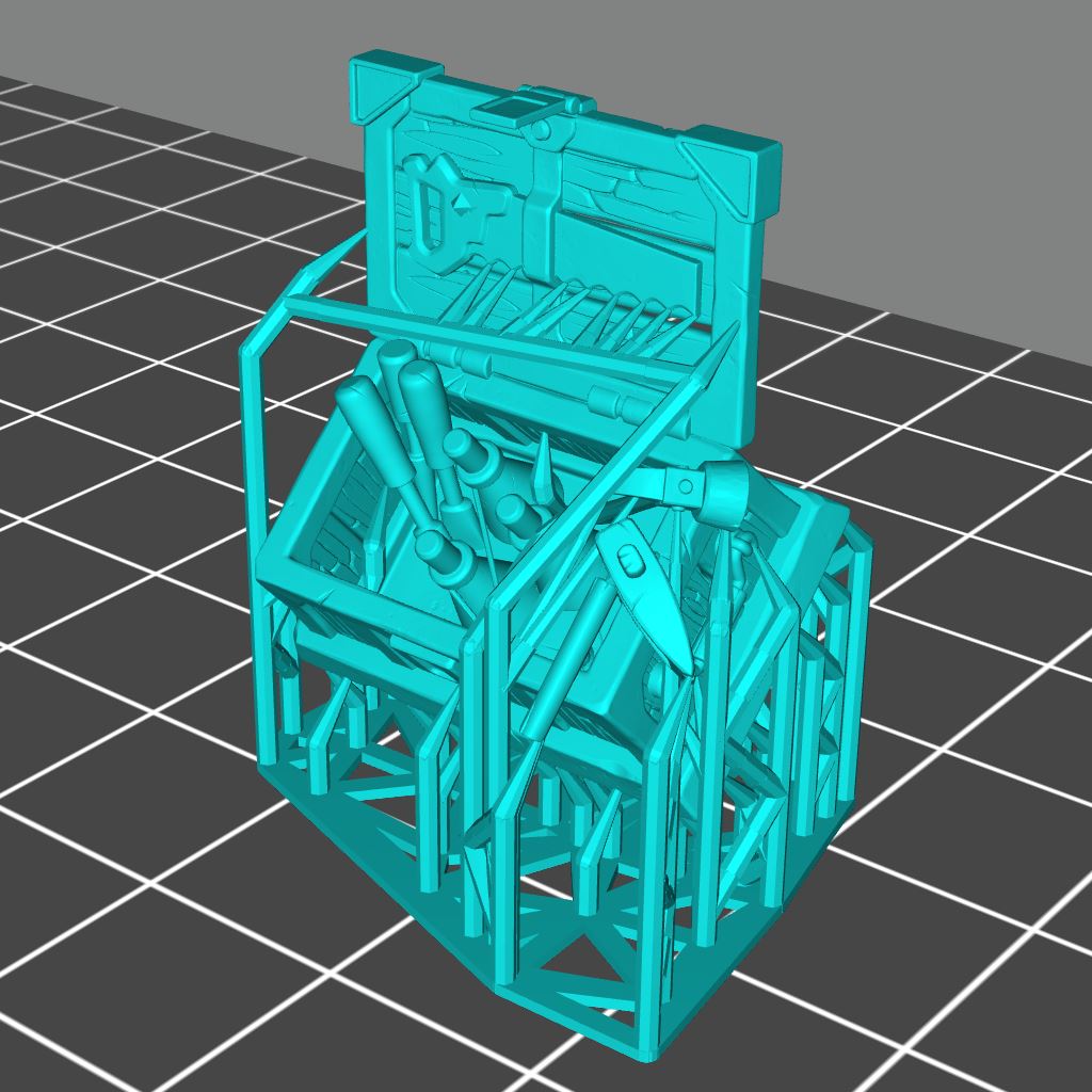 Carpenter Set Printable 3D Model STLMiniatures