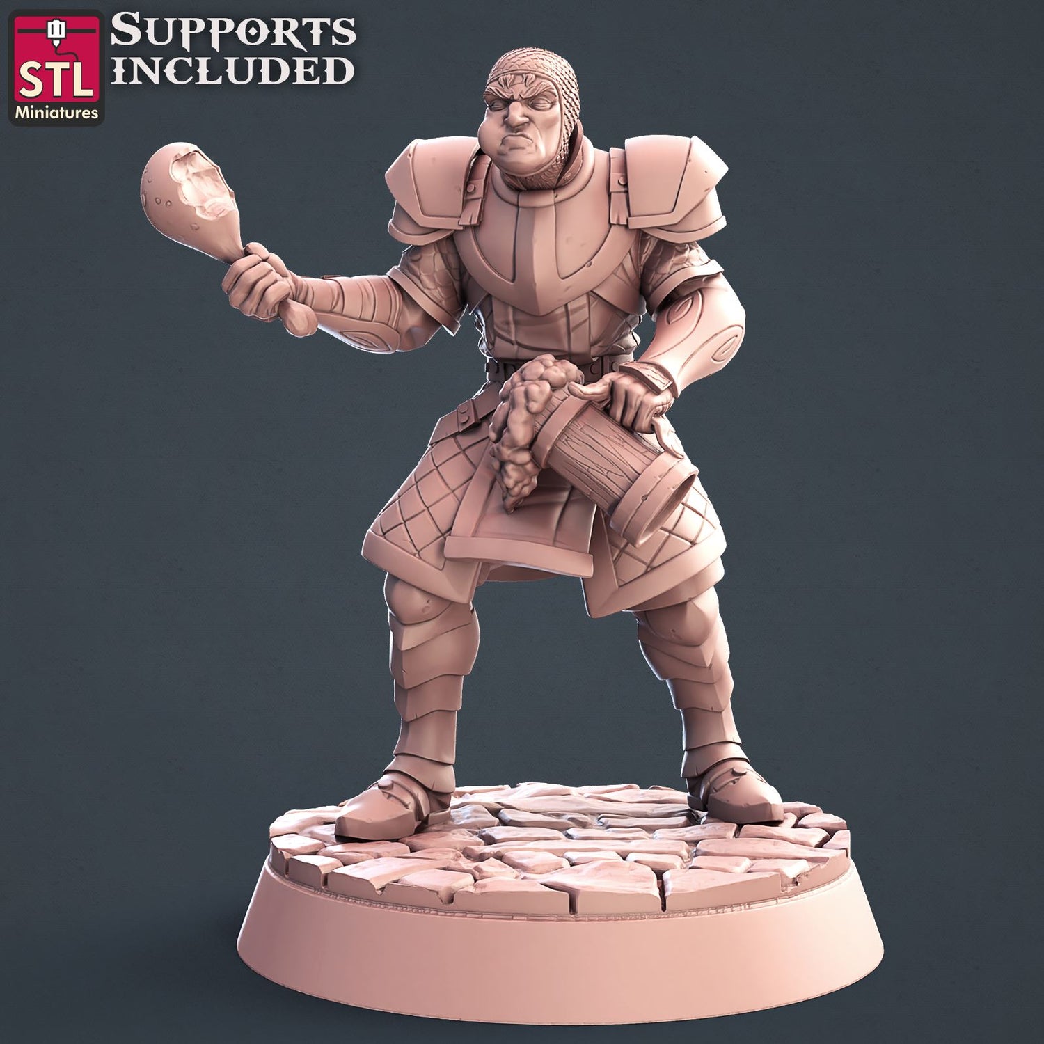 City Guard B Printable 3D Model STLMiniatures