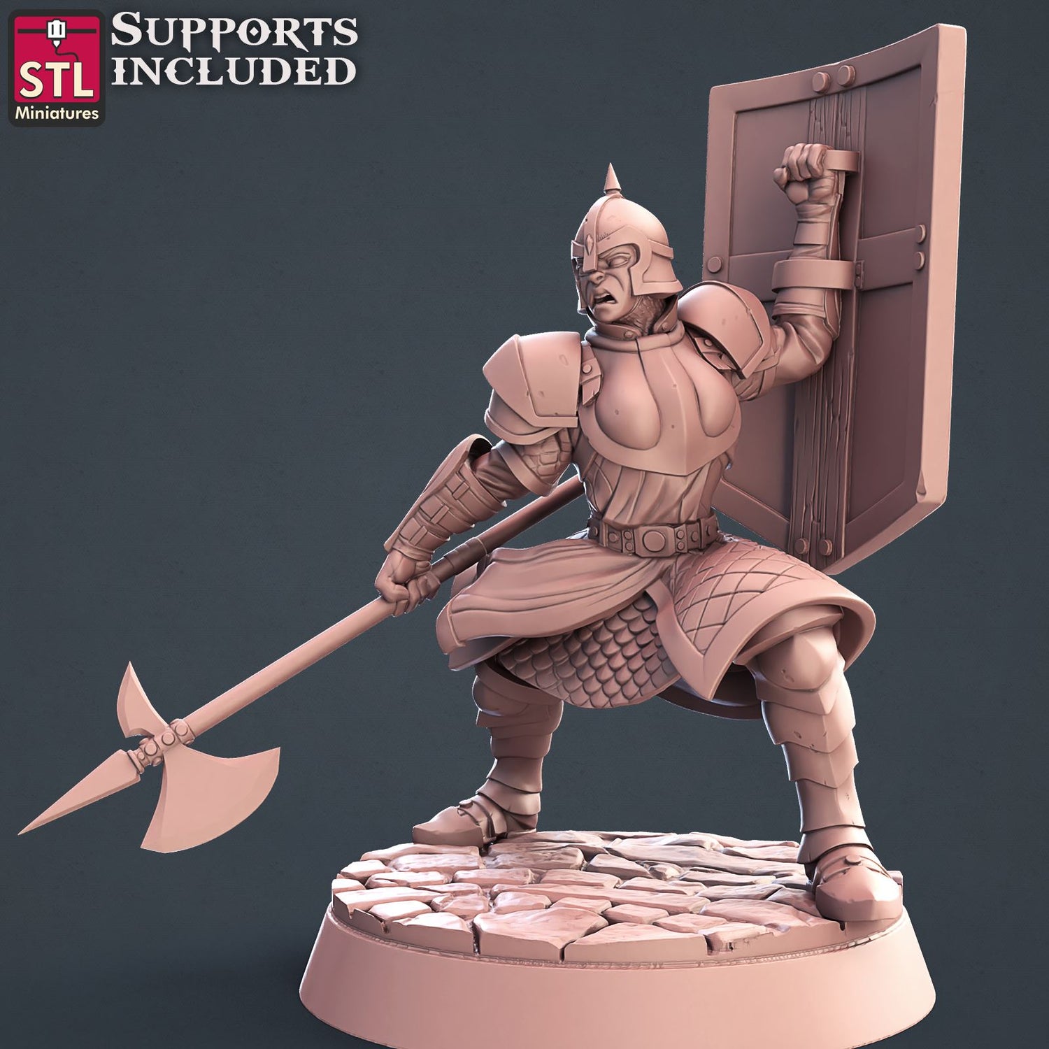 City Guard C Printable 3D Model STLMiniatures